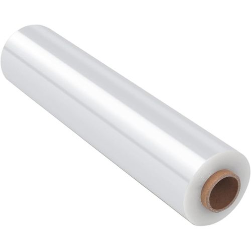 Rouleau de Film Étirable (Cellophane )Transparent Manuel 300m – Plastique d'Emballage et de Palettisation Haute Résistance