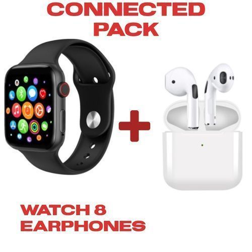 écouteur Bluetooth + Smart Watch T55 Pro Max , 2 Bracelet