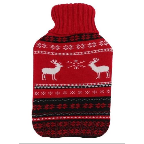 Modele unique, Bouillotte housse douce, 1 litre anti-fuite, fantaisie bouillote avec poche, enfants et adultes soulage douleur, cou, dos, ventre, etc. relaxation musculaire, inflammation, douleurs menstruelles. Import France