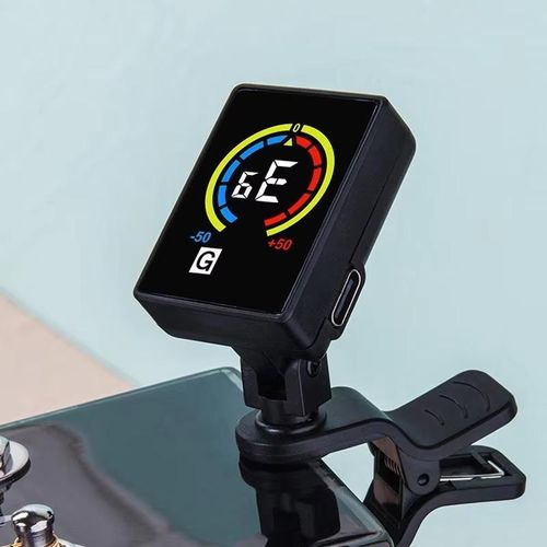 Affichage LCD couleur avec charge USB, accordériste pour guitare acoustique et électrique, accordériste à clip pour basse, accordériste pour guitare professionnel ou débutant