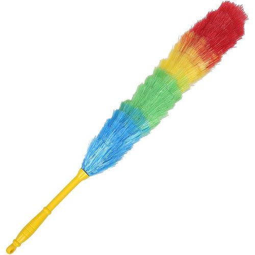 un plumeau brosse super résistant à dépoussiérer en arc-en-ciel
