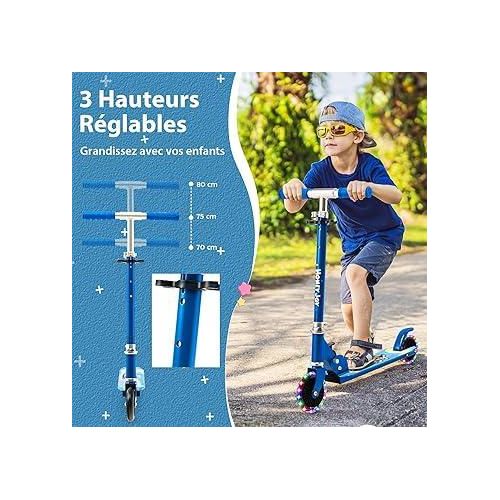 Trotinette Avec 3 Roues Soft Sweet - Pour Enfant