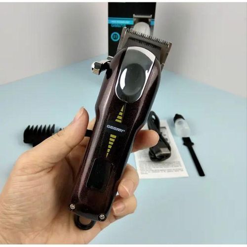 Tondeuse Professionnelle à Cheveux - Mini tondeuse Rechargeable - Maron