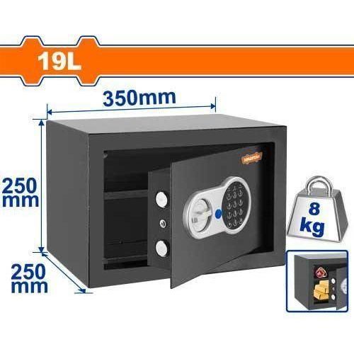 Coffre-fort électronique de 19 litres avec code numérique