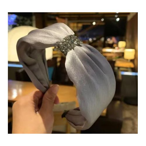 Bandeau à cheveux couleur grise