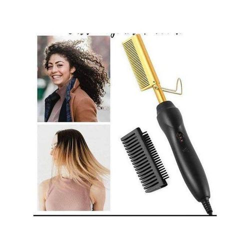 HD Lisseur à Cheveux Professionnel –Brosse A Cheveux Chauffante Lisseur