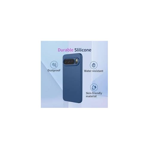 Coque En Silicone Compatible Pour Google Pixel 10 Pro - BLEU