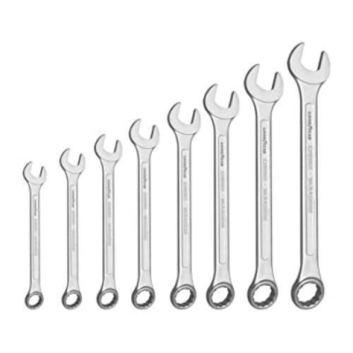 Kit De 08 Clés Plates 6 /8 / 10 / 11 / 12 / 14 / 17 / 19