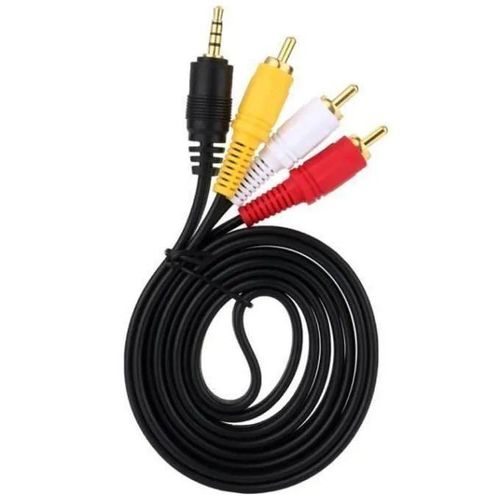 Câble Audio Vidéo De 3 RCA Male AV