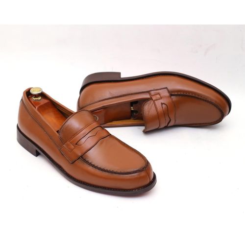 Mocassins Homme en Cuir Véritable – Élégance Premium et Robustesse Durable