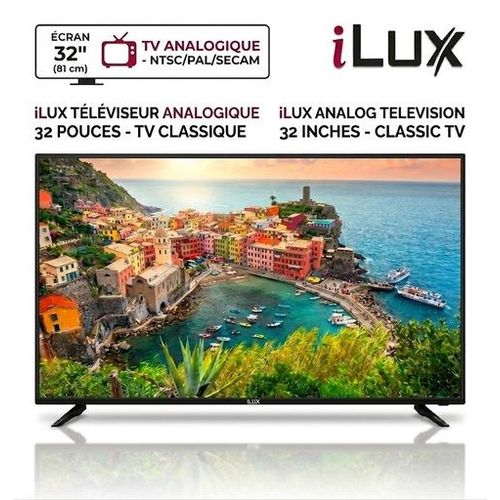 TV LED 32 - Analogique - HD - USB - ILTV32A - Garantie 6 Mois (SAUF ECRAN) - Noir