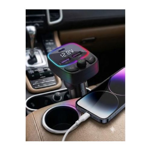 Transmetteur FM Bluetooth et Chargeur Voiture USB Haute Performance avec télécommande