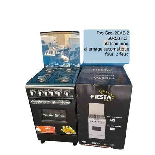 Cuisinière à gaz 4 Feux Avec Four inox