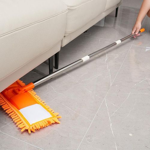 Serpillère plate en chenille, ensemble de trois pièces, en acier inoxydable, pliable, essorage facile, écologique, durable, pour usage domestique