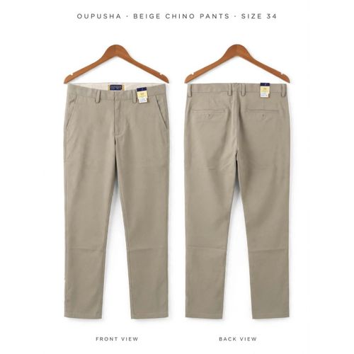 Pantalon Chino OUPUSHA (Beige )