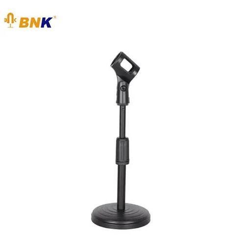 Support De Microphone, Support De Microphone De Bureau En Acier Support De Microphone Court Réglable Détachable Avec Clip Micro Antidérapant Pour Microphones Sans Fil/filaires HO