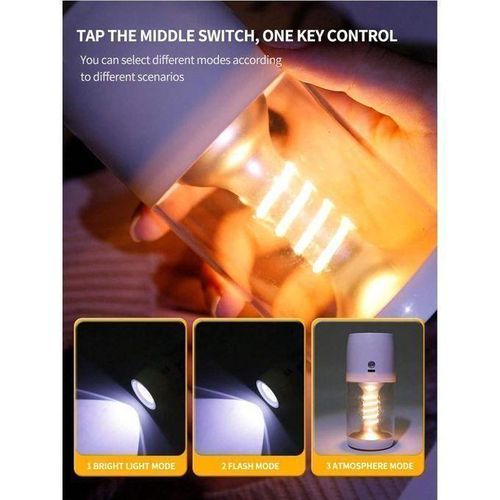 Éclairage De Tente D'extérieur Rechargeable Lumière D'ambiance De Camping