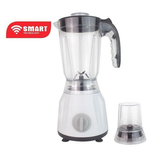 Blender Incassable STPE-2222ILW - 350 W – 1.5 Litres - Mélangeur 2 En 1 Avec Broyeur - Blanc - 24 Mois De Garantie