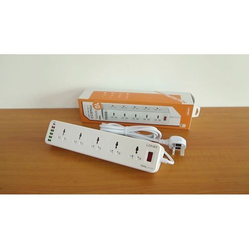 Multiprise Avec 10 Prises Universelles LDNIO -Blanc
