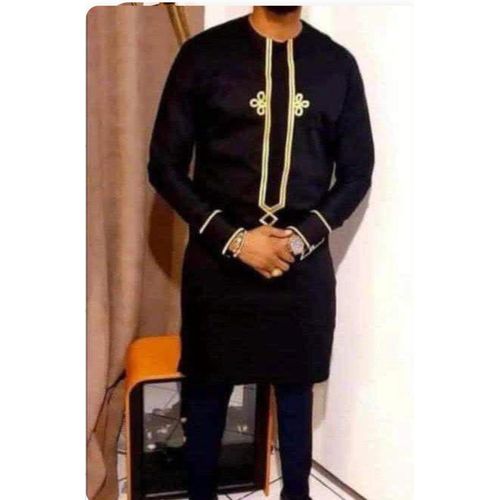 Ensemble Tunique Homme noir or