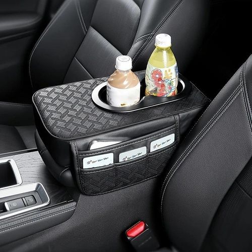 Tapis de rangement pour accoudoir de voiture, tapis de protection, repose-coude d'accoudoir, tapis rehausseur, porte-gobelet, boîte de rangement, accessoires auto