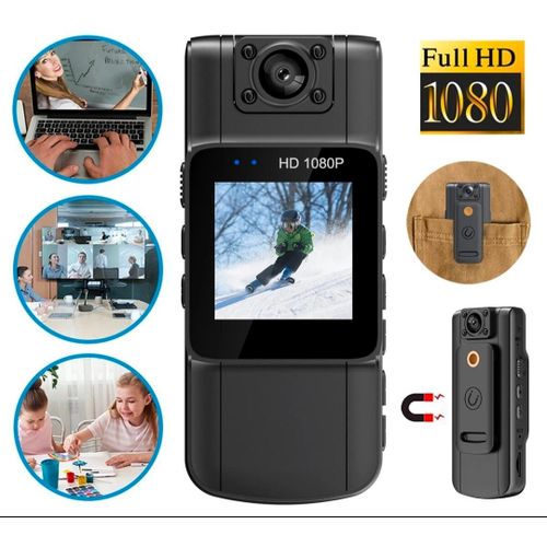 Caméra portable multifonction avec écran intégré pour Motard etc ...
