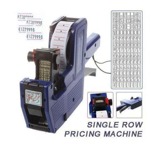 Étiqueteuse de Prix Manuelle 1 Ligne – Machine de Tarification à une Rangée avec Rouleau d'Étiquettes