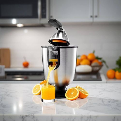 Presse-Agrumes Électrique Premium Presse Jus Électrique - L’extraction parfaite pour un maximum de saveur