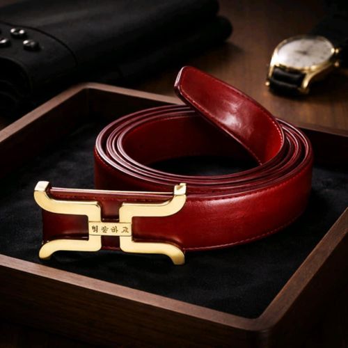 Ceinture avec Crochet , Rouge