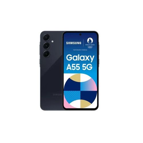 Galaxy A55 5G*6.6 Pouces* (256GB-8GB RAM) Bleu-5000mAh-50mpx triple