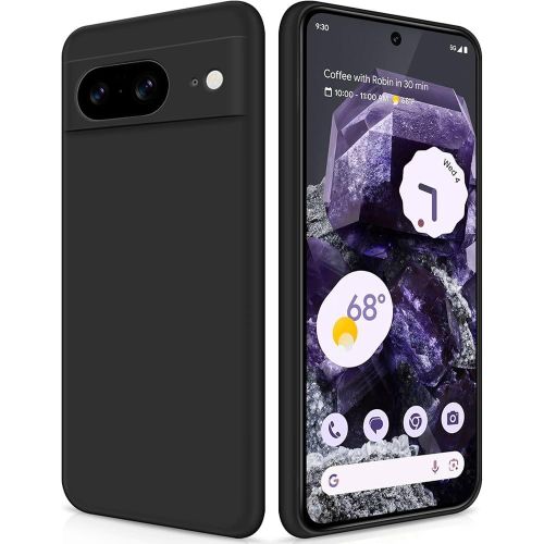 Coque En Silicone Google Pixel 8 + 1 Antichoc 5D - Noir