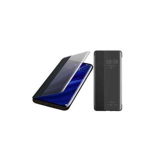 Etui Rabat Semi Vitrée Compatible Pour Samsung Galaxy A70 - Noir