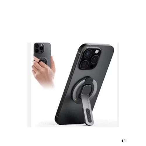 Support de téléphone magnétique double face en alliage d'aluminium