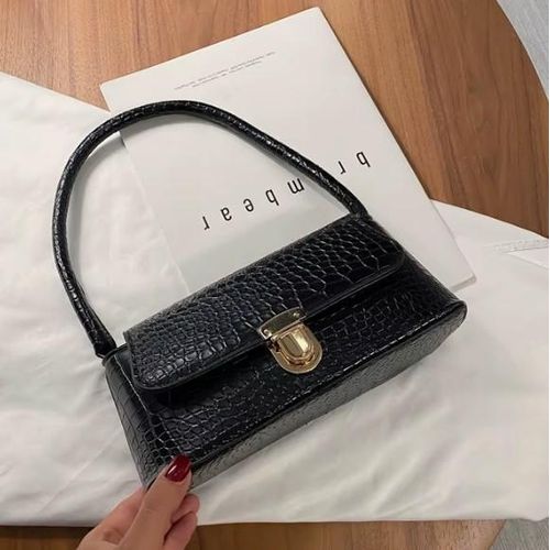 Sac porté épaule coréen nouveau modèle en PU (simili cuir), fermeture à loquet, polyvalent pour femme