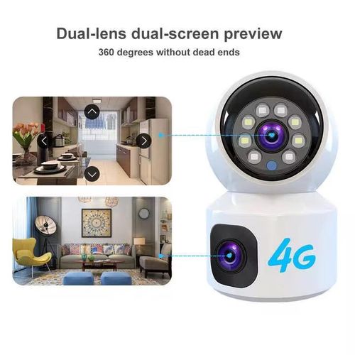 Caméra de Surveillance 4G Intelligente