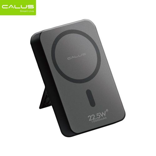 Power Bank 10000mAh FAST10max Noir - Charge Ultra Rapide 22.5W Sans Fil 15W - 2 Câbles Intégrés - Magnétique MagSafe
