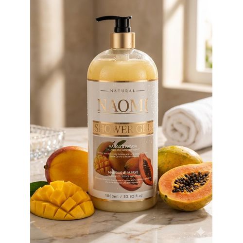Gel Douche Naturel Mangue & Papaye - Enrichi au Collagène