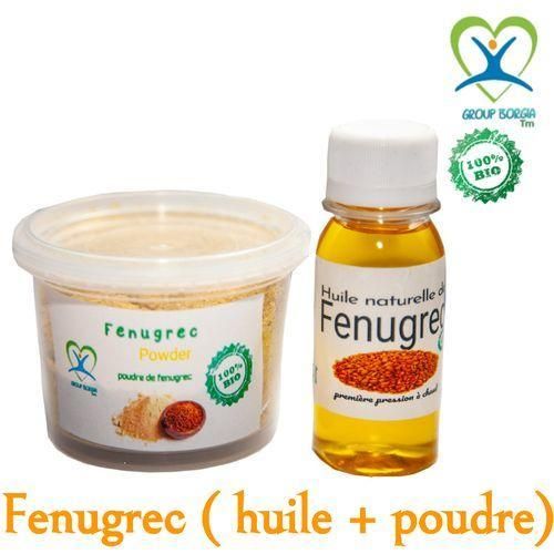Pack Huile et Poudre de Fenugrec 100% Bio