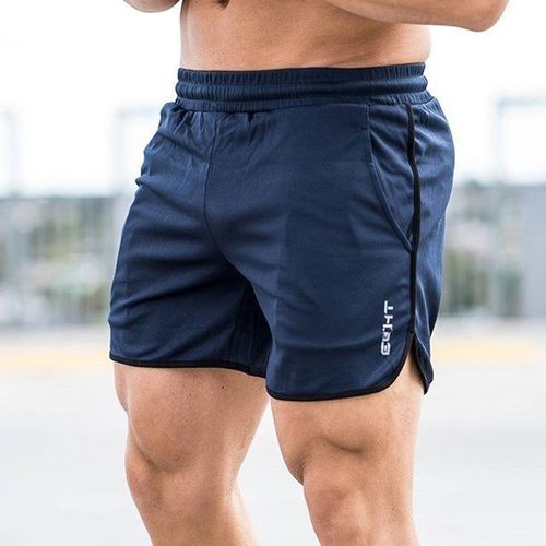 Shorts de course d'été pour hommes sport gym séchage rapide - Bleu