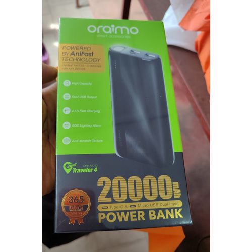 Puissant Power Bank 20000 MAh Avec Afficheur Numérique