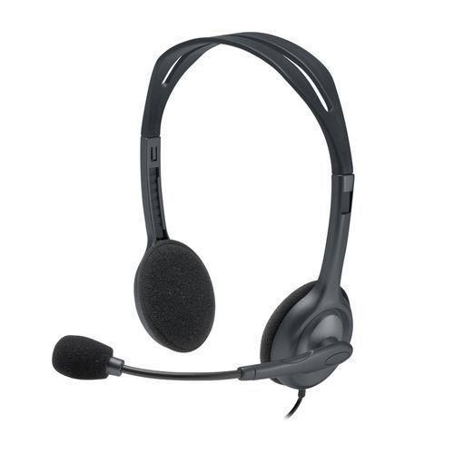 Logitech Casque Audio Ecouteur Logitech H110 noir