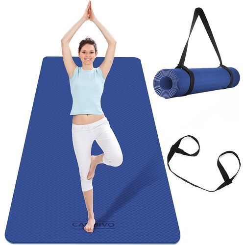 Tapis De Gym/ Yoga EPAIS + Sangle De Transport