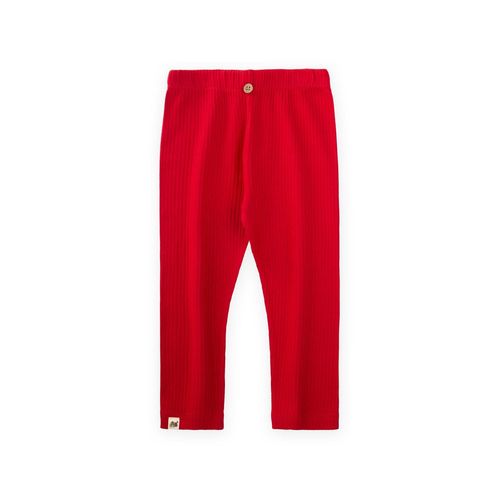 Leggings Bébé côtelés - Rouge