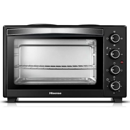 Mini Four Plaque Chauffante Electrique - H28Tobkpkl16 - 28 Lit - Noir - 2600W - 230V