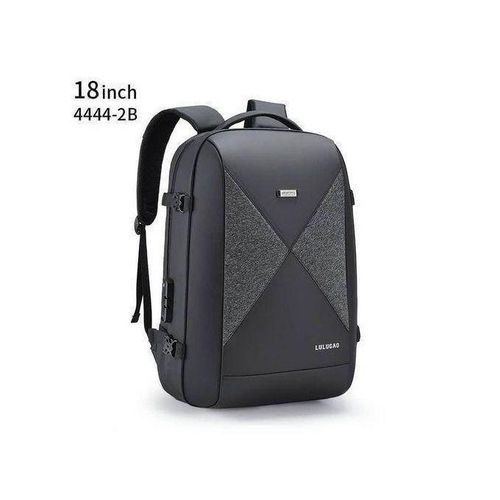 Chic Sac à Dos Pour PC Portable 18 Avec Code Pin - Bleu BH