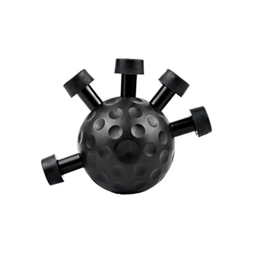 Boule Renforçateur de Préhension, Appareil Musculation Main et Doigts , Grip Force et Souplesse (Noir)