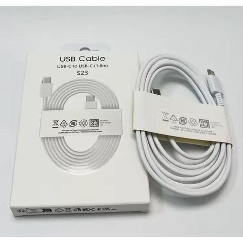 Câble de charge rapide USB-C vers USB-C de 1,8 m et 5 A compatible avec la technologie PD pour chargeurs