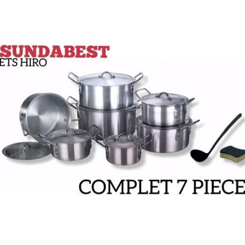 Ensemble De Casserole En Aluminium - 7 Pieces