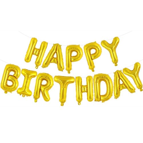 Large Happy Birthday Balloons Foil Letter Balloons