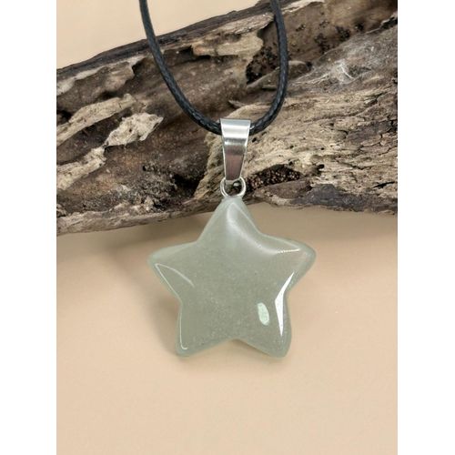 Collier à Pendentif Étoile en Pierre naturelle d'Aventurine